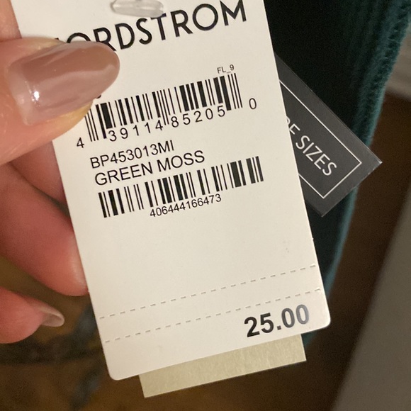 BP cropped knit Henley. Colour green moss. BNWT - Picture 4 of 6